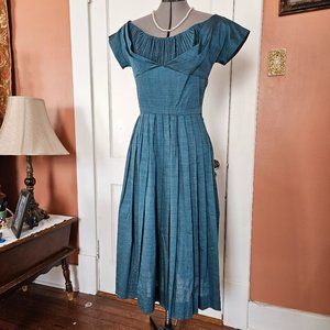 Vintage David Crystal 1950's Party Dress